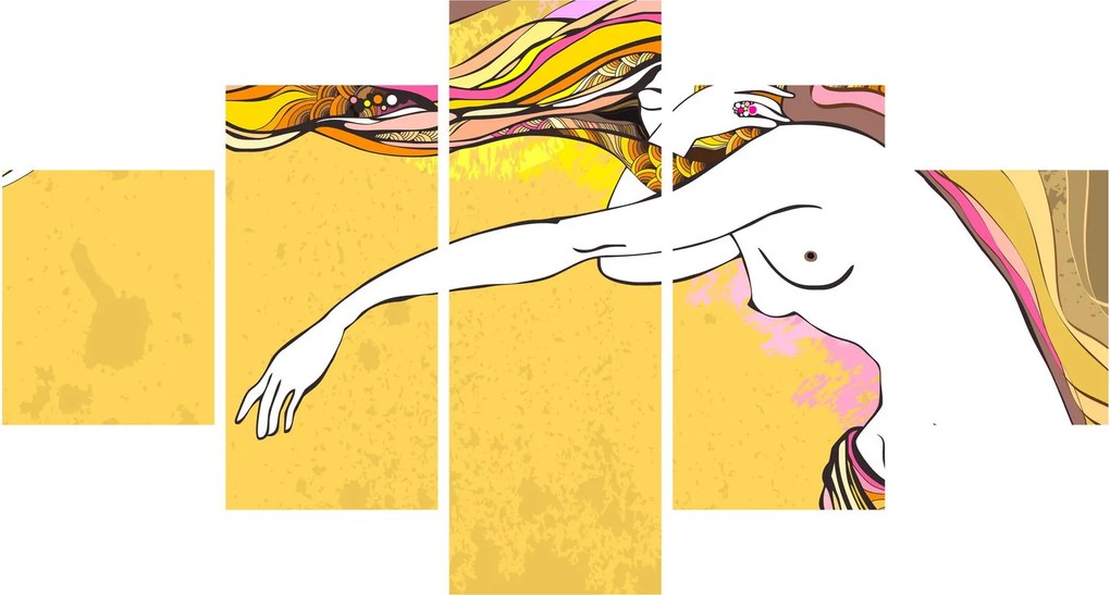 Obraz - Dziewczyna (125x70 cm)