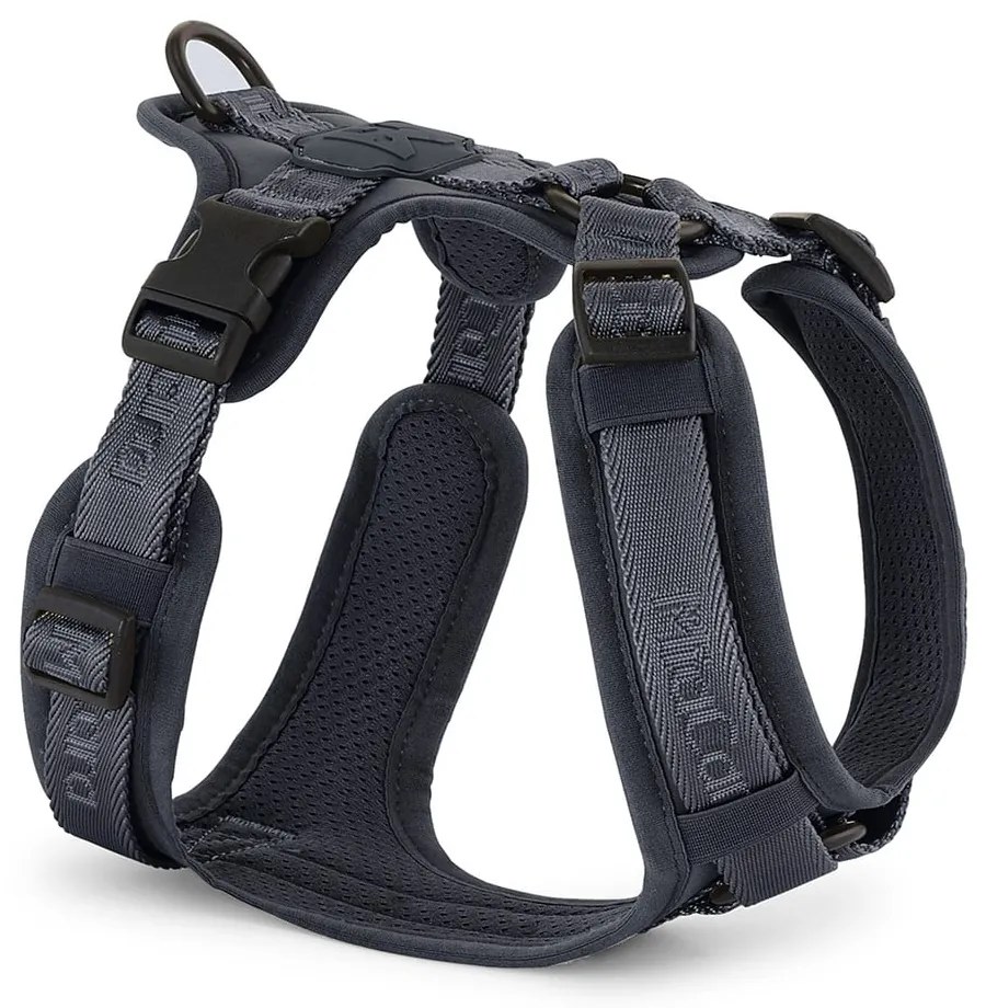 Ciemnoszare szelki dla zwierząt w rozmiarze XS długość 25 cm Modena Asphalt XS – MiaCara