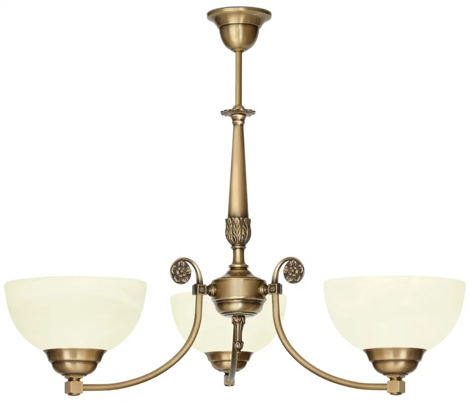 Klasyczny żyrandol mosiężny N-S3A