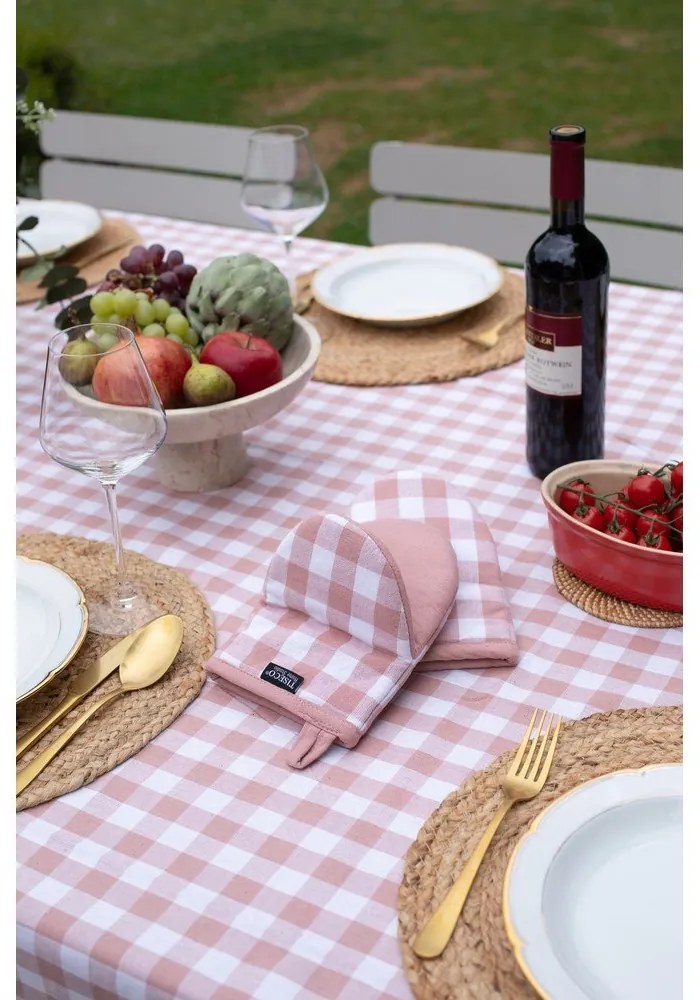 Bawełniany obrus 150x150 cm Gingham – Tiseco Home Studio