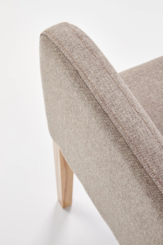 FILO fotel popielaty tradycyjny dąb miodowy / tap: Inari 23