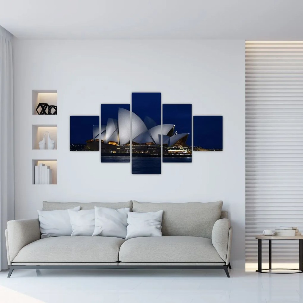 Obraz Sydney w nocy (125x70 cm)