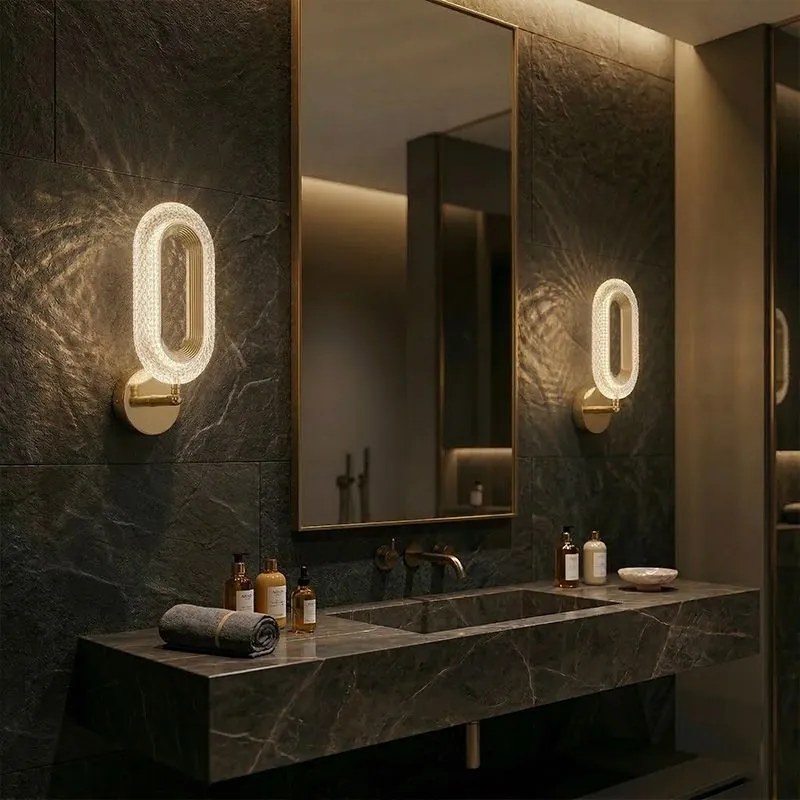 KINKIET ŚCIENNY LED G171-W ZŁOTY