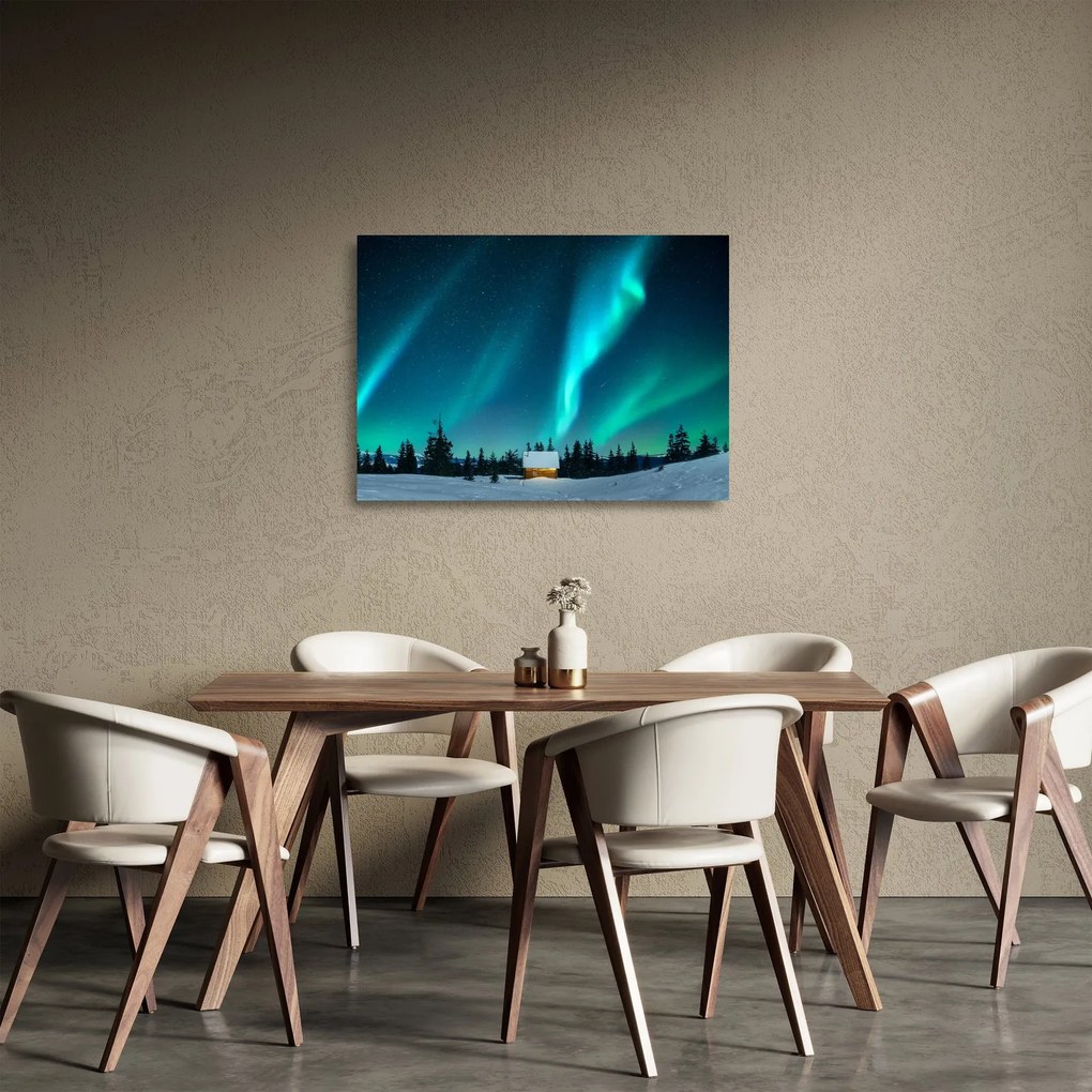 Obraz na szkle - Aurora Borealis (70x50 cm)