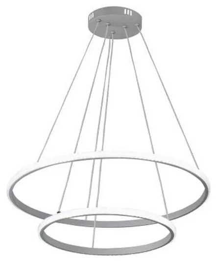 Lampa wisząca LED z regulacją jasności na linkach LED/55W/230V 3000-6500K śr. 60 cm + pilot