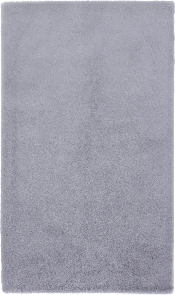Dywanik Szary 80x150 cm Antypoślizgowy miękki Akcent do Sypialni i Salonu