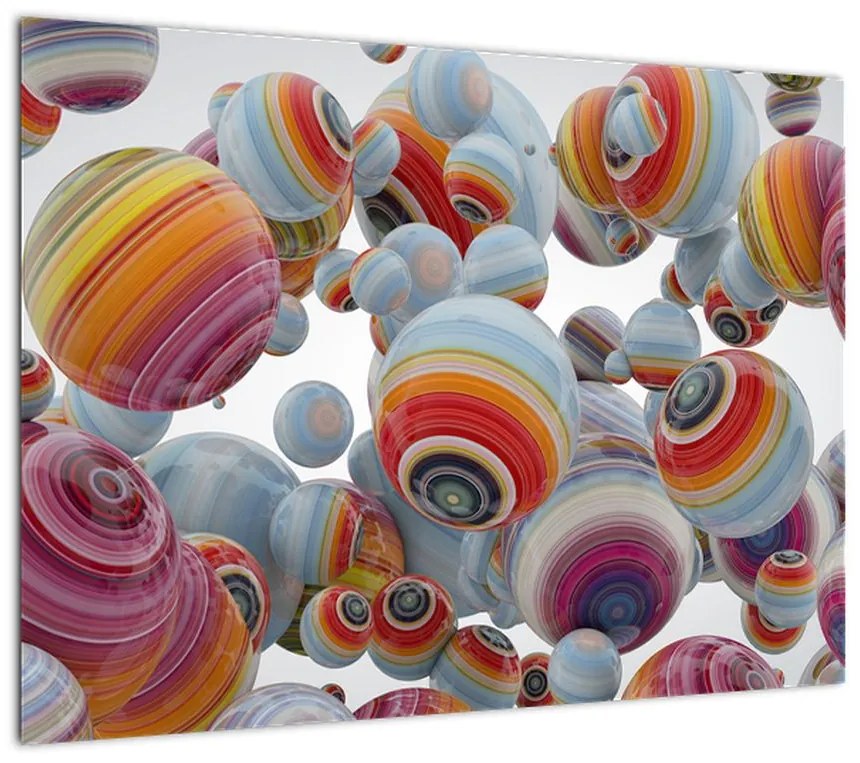 Obraz malowanych kulek (70x50 cm)
