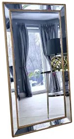 Lustro w lustrzanej ramie, kolor złoty 84x144cm