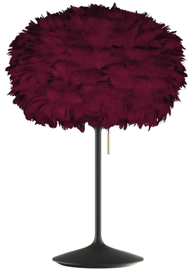 Bordowy abażur ø 45 cm Eos medium – UMAGE