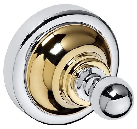 Haczyk 6,5x6,5 cm srebrny/złoty