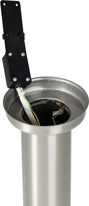 Nowoczesny słupek oświetleniowy zewnętrzny ze stali nierdzewnej 45 cm IP44 - Rox