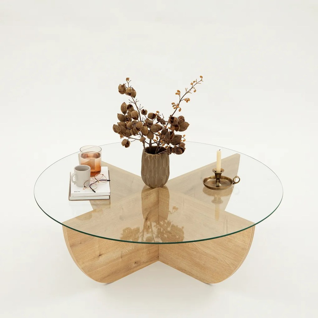Stolik kawowy Lily Sapphire Oak