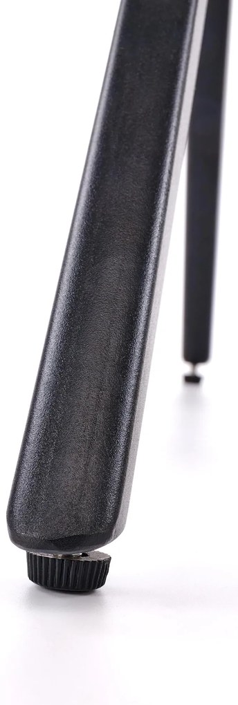 Krzesło do jadalni obrotowe z podłokietnikami brąz beż tkanina K591