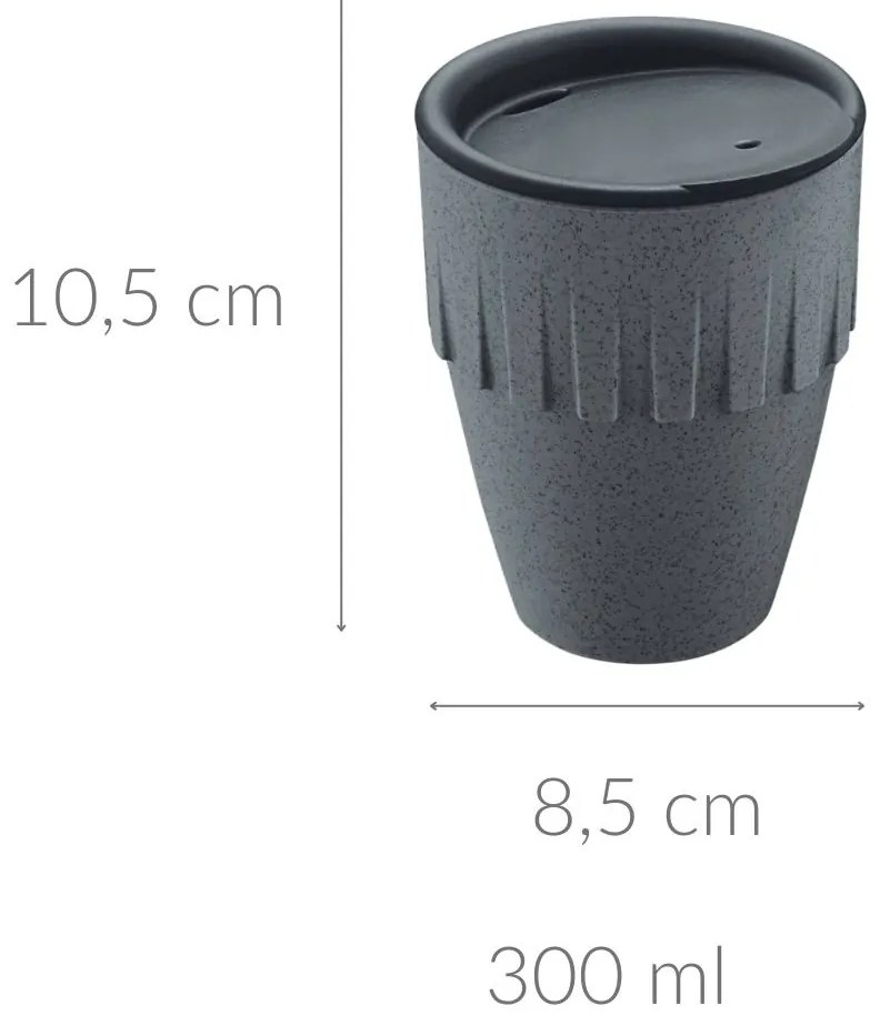 Kubek do kawy na wynos CONNECT COFFEE, 300 ml, KOZIOL