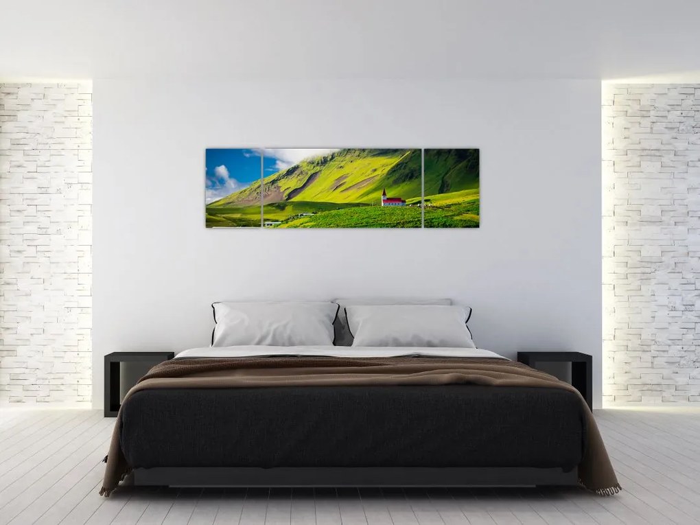 Obraz górskiego krajobrazu (170x50 cm)
