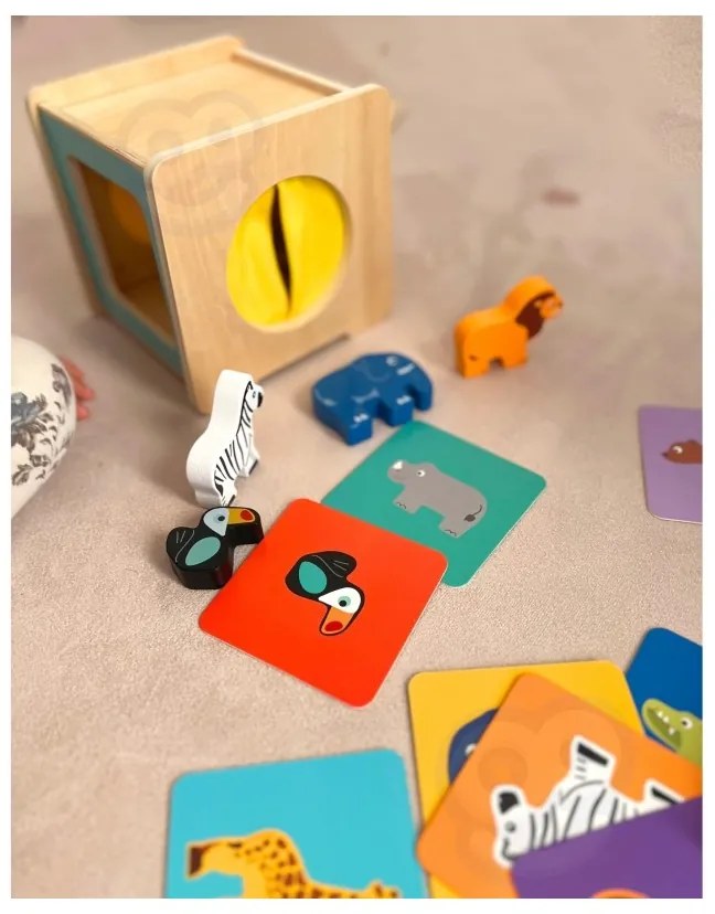 Tooky toy box pudełko xxl montessori edukacyjne 7w1 sensoryczne 31-36 mies.