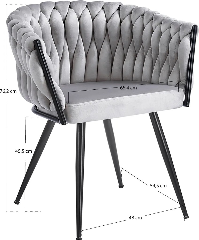 Krzeso Widny z czarnego aksamitu