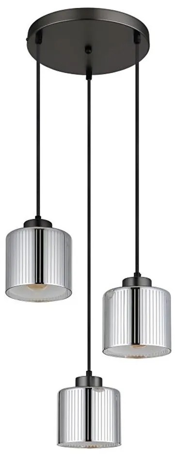 Globo 16056-3HR - Żyrandol na lince FELICIA 3xE27/60W/230V śr. 33