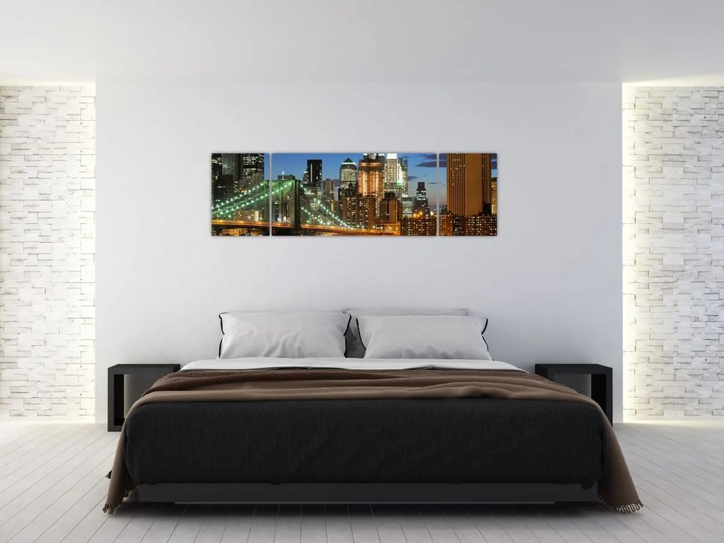 Obraz - Most z Nowym Jorkiem (170x50 cm)