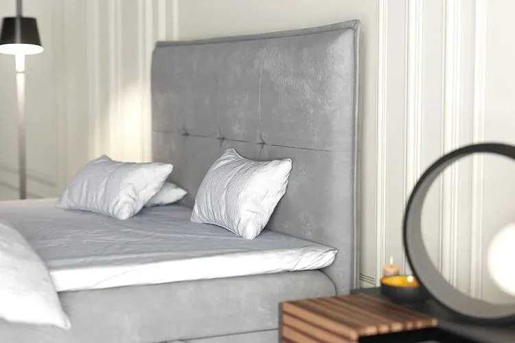 Pojedyncze łóżko boxspring 90x200 32 kolory N5-Z91