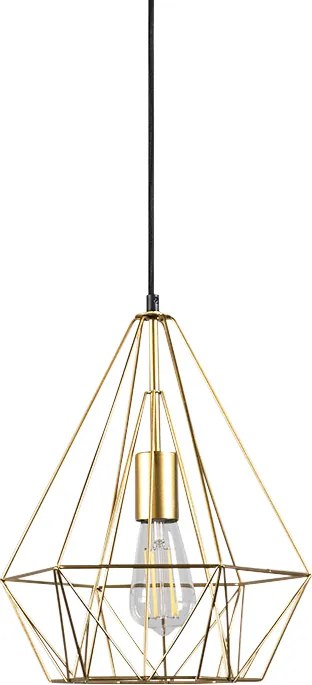 Inteligentna lampa wisząca industrialna złota z WiFi ST64 - Carcass