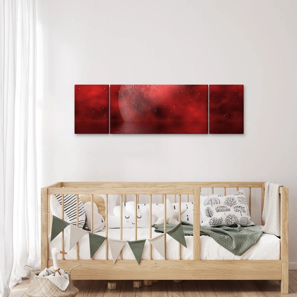 Obraz - Księżyc na powierzchni (170x50 cm)