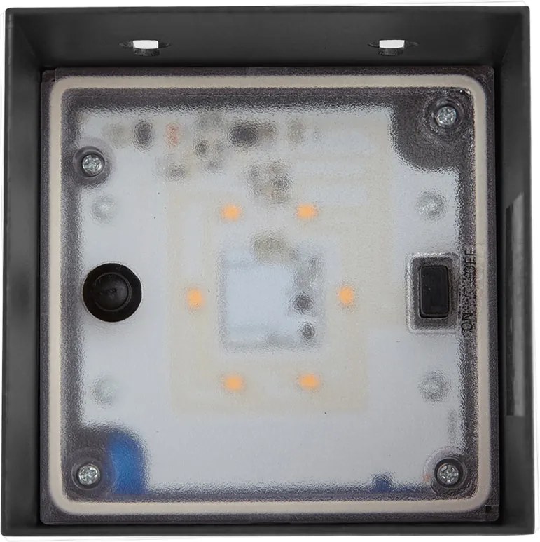 Zewnętrzna lampa ścienna czarna z 2 żarówkami LED IP65 Solarna - Charlene