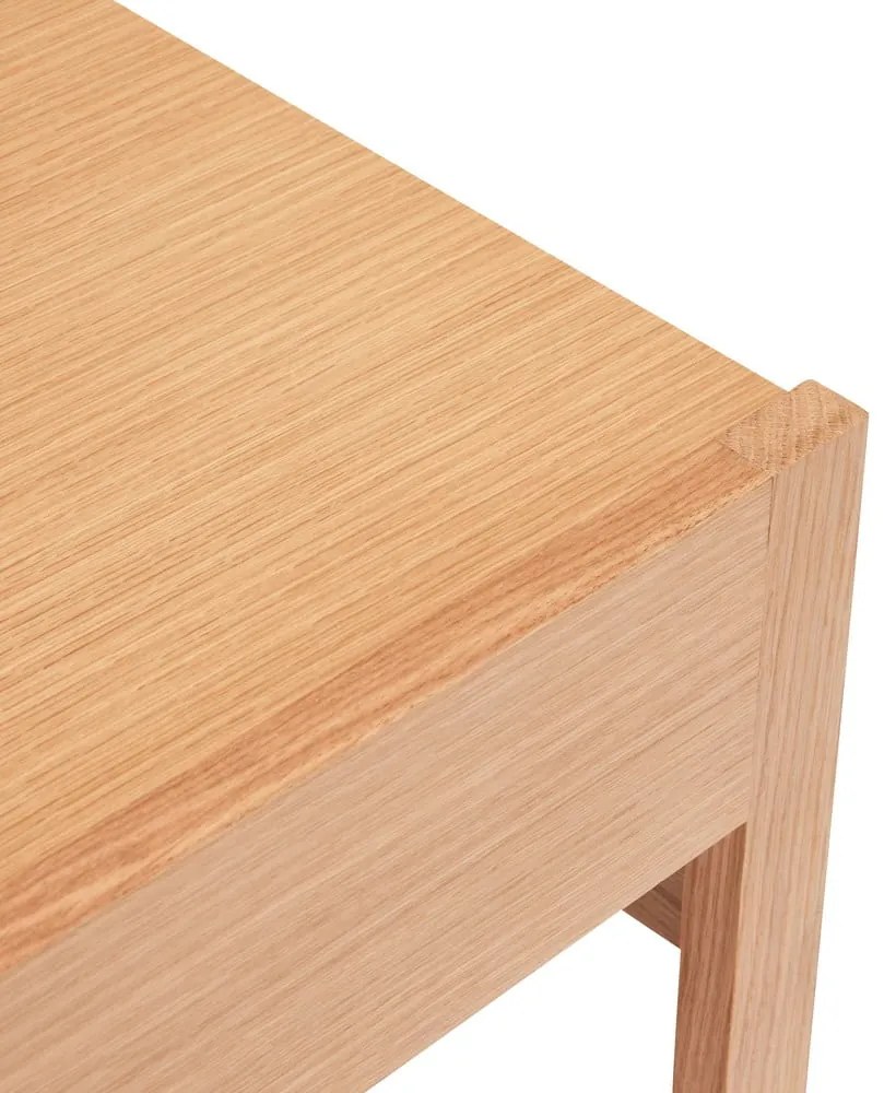 Stolik z blatem w dekorze dębu 50x120 cm Forma – Hübsch