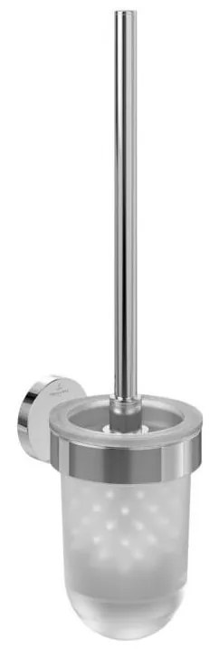 Villeroy & Boch TVA15101600061 - Szczotka WC ścienna ELEMENTS, szkło/chrom błyszczący