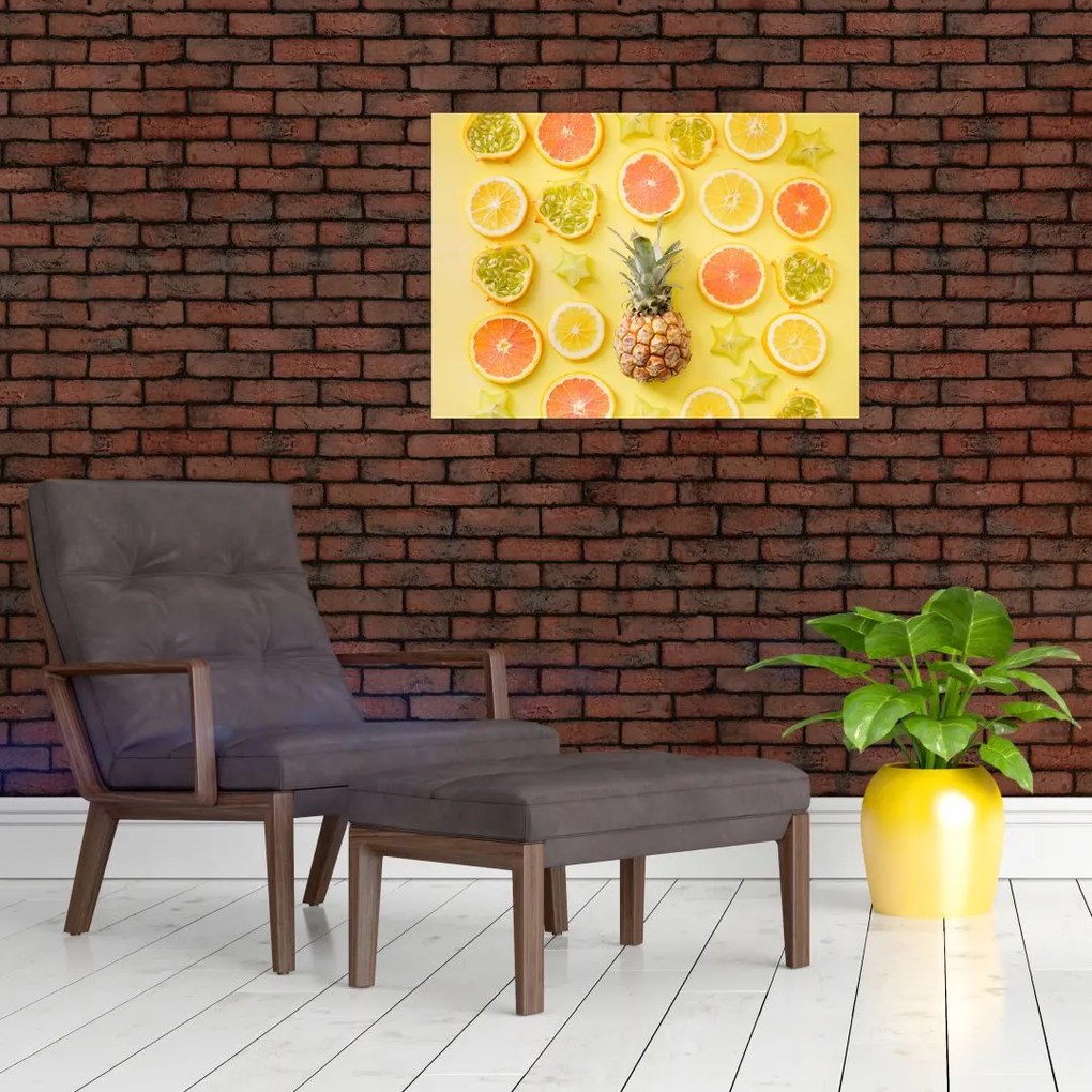 Obraz na szkle owoców (70x50 cm)