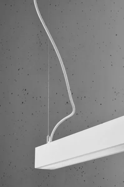 Biała lampa wisząca LED biurowa 4000 K - EX618 M5-C15