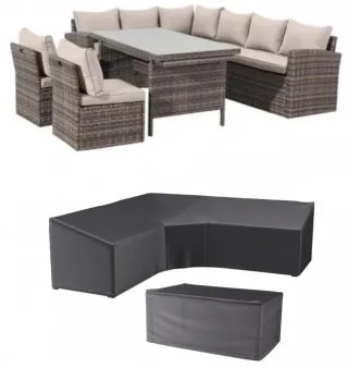 Pokrowiec ochronný zespołu AVILA - prawy róg