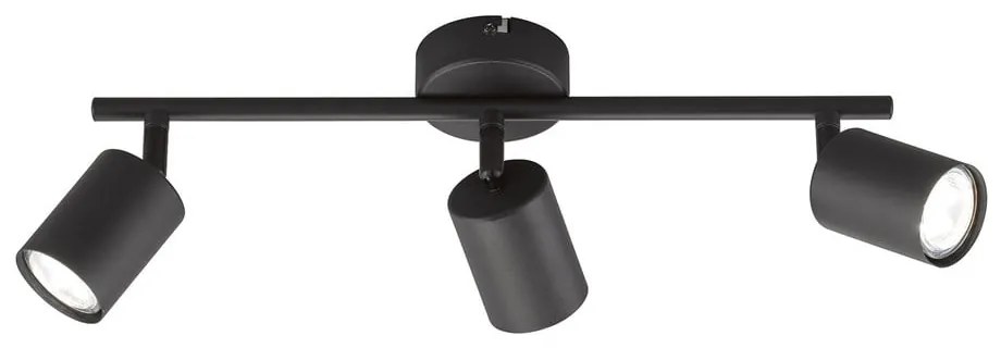 Czarna metalowa lampa punktowa LED 8x42 cm Vano – Fischer & Honsel