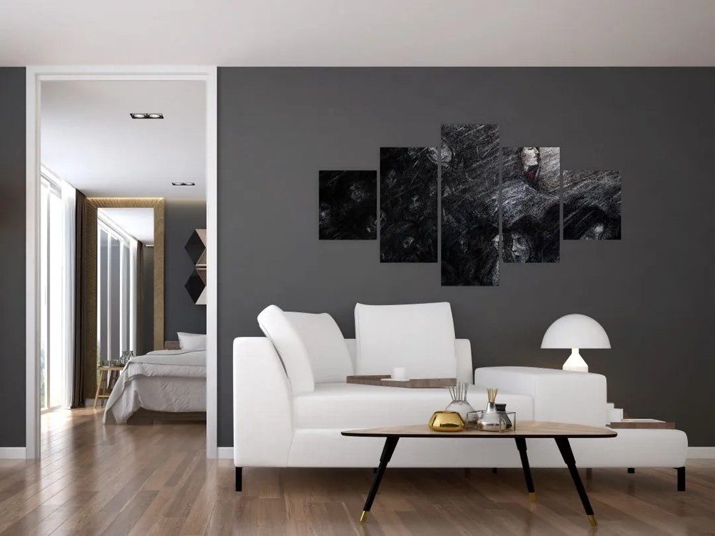 Obraz - Smutek i wyrzeczenie (125x70 cm)