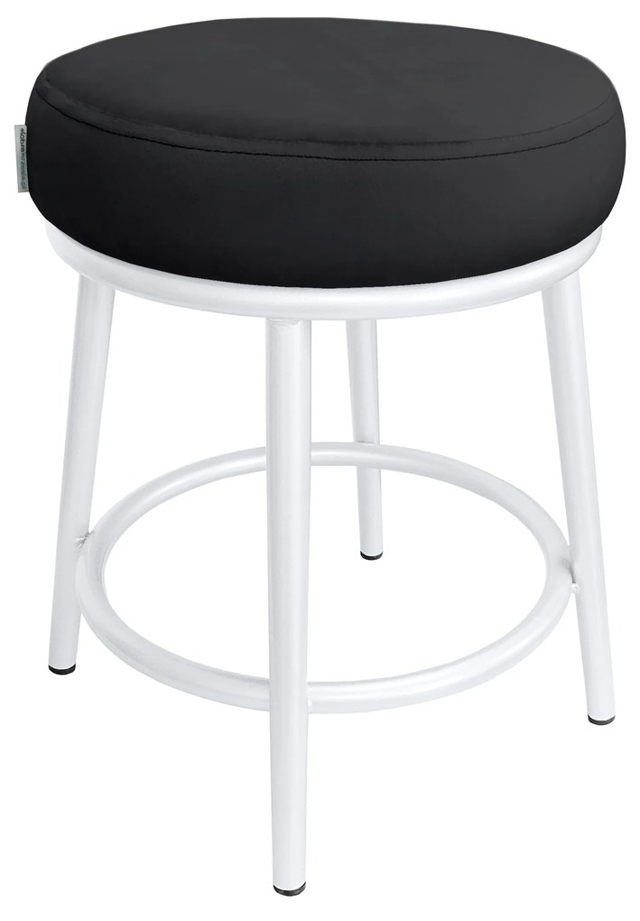 Taboret Ben noga metalowa biała MG19