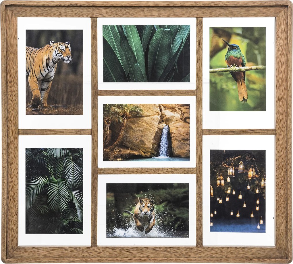 Multirama drewniana ELIOTT, 7 x 10 x 15 cm