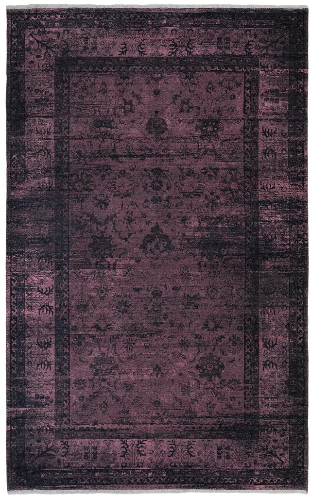 Dywan vintage Armand bordowy 155 cm x 225 cm