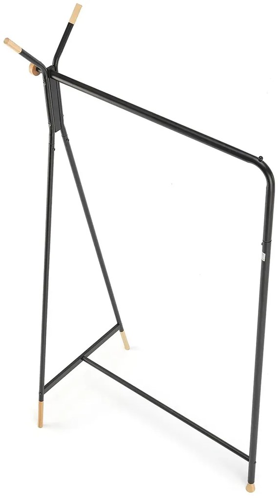Minimalistyczny Stojący Czarny Wieszak Na Ubrania K6-T23