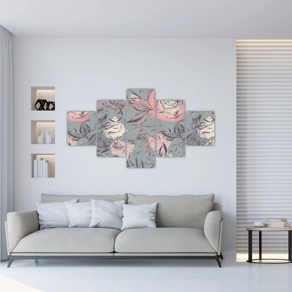 Obraz - Róża (125x70 cm)