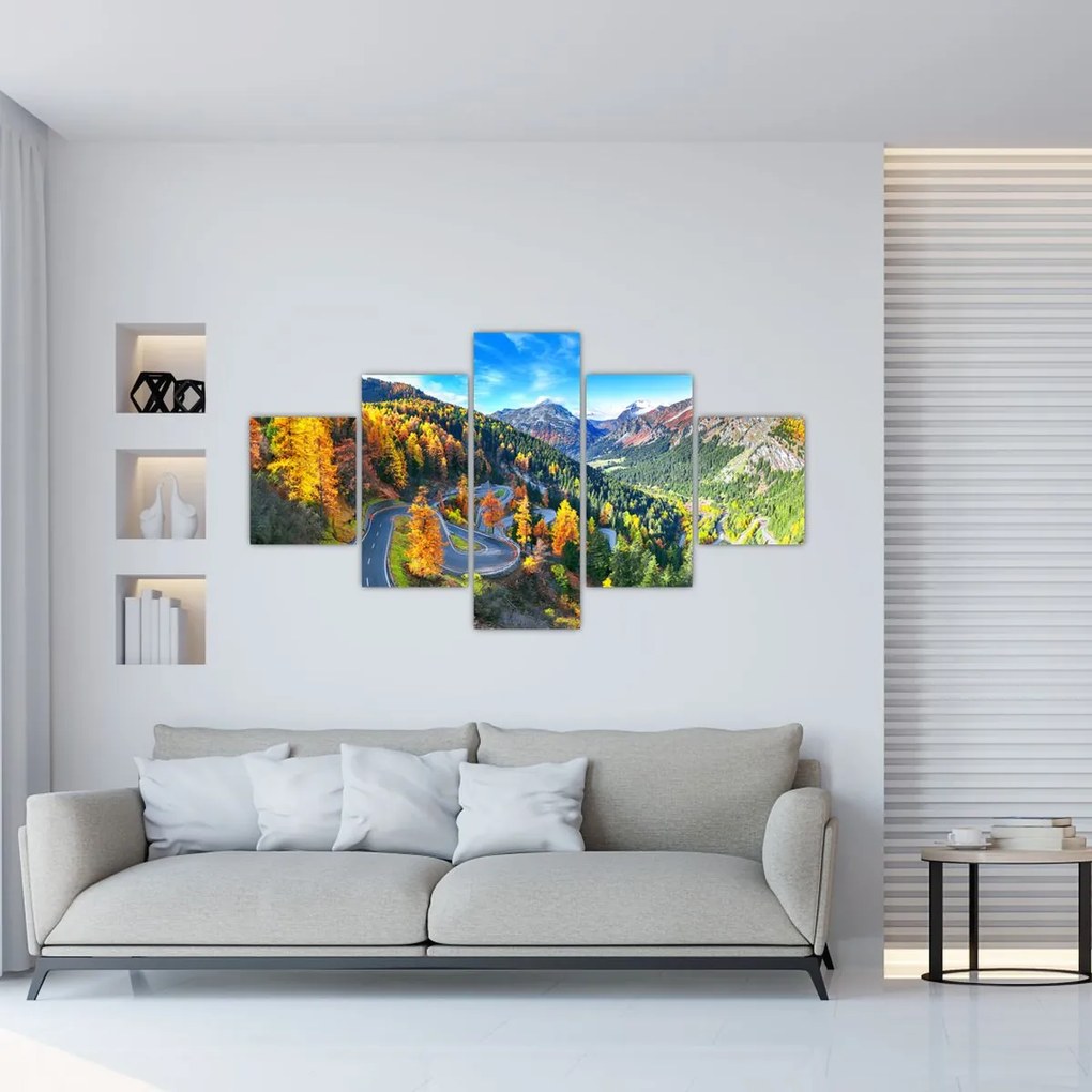 Obraz - Przełęcz Malajska (125x70 cm)