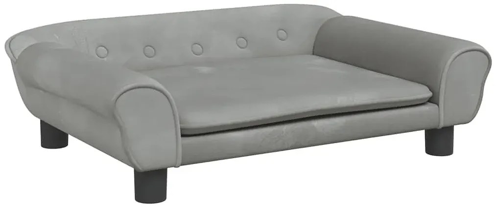 Szara minimalistyczna sofa dla dzieci L3-N66