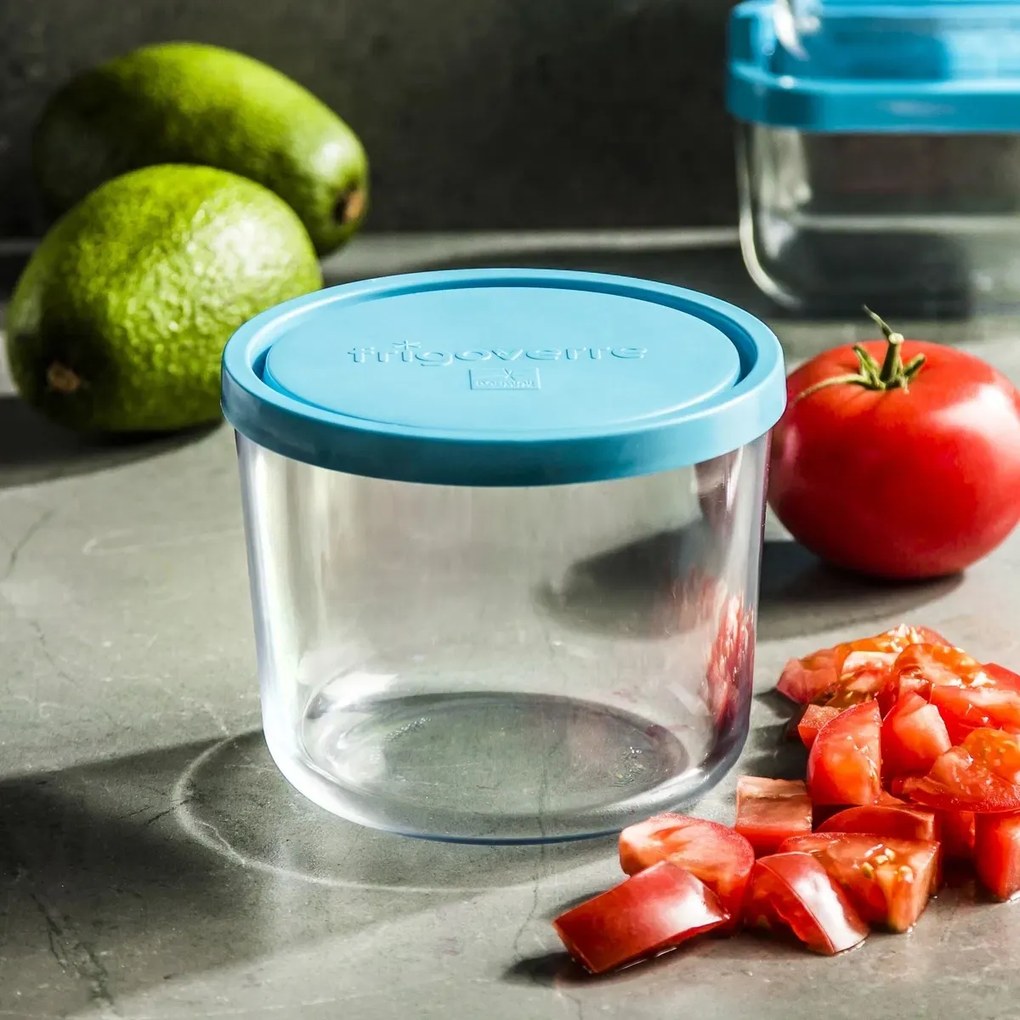 Bormioli Rocco Szklany pojemnik z pokrywkąFrigoverre, 12 cm, L
