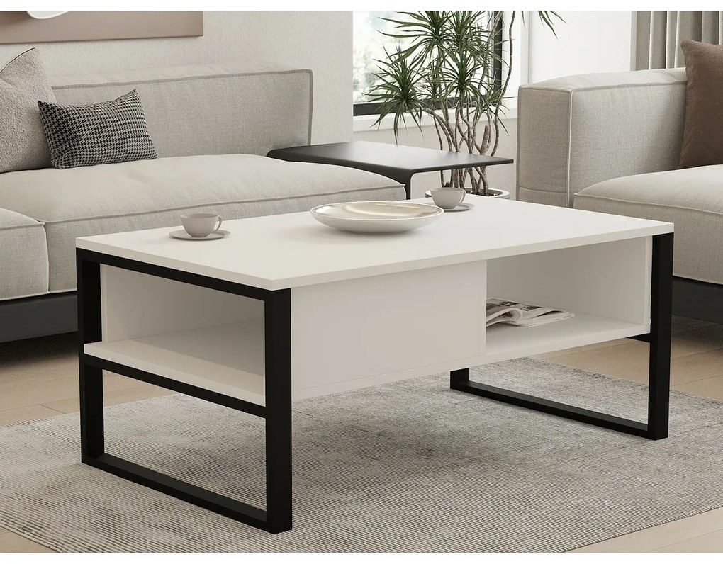Stolik konferencyjny Devon White and Black