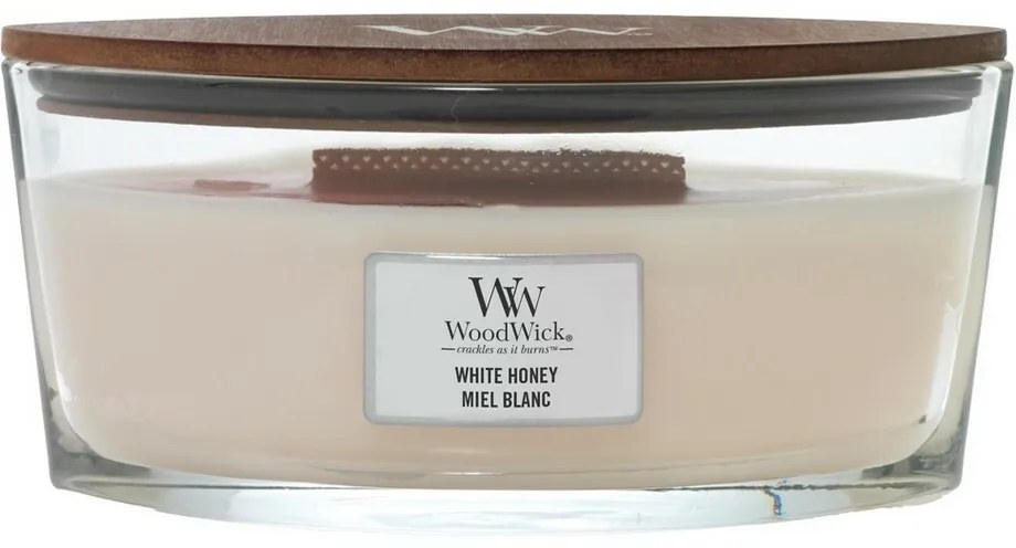 WoodWick Świeca zapachowa White Honey, 453 g
