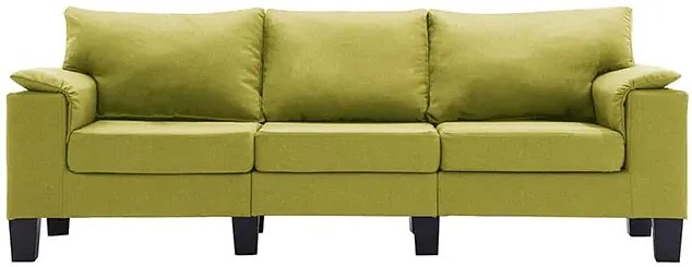 Trzyosobowa ekskluzywna zielona sofa - Ezof 3Q