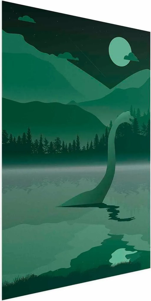 Plakat Loch Ness 40x60 cm bez ramy bez marginesu ARTGEIST B
