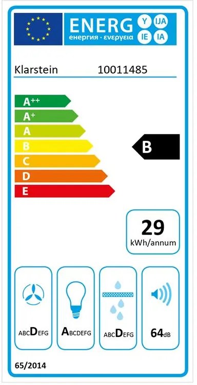 Klarstein Zugspitze 337.2m³/h 60cm Okap Kominowy Srebrny