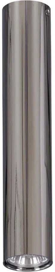 Chromowana lampa sufitowa słupek - S971-Mokka