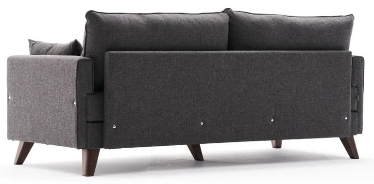 Antracytowa rozkładana sofa 208 cm Bella – Balcab Home