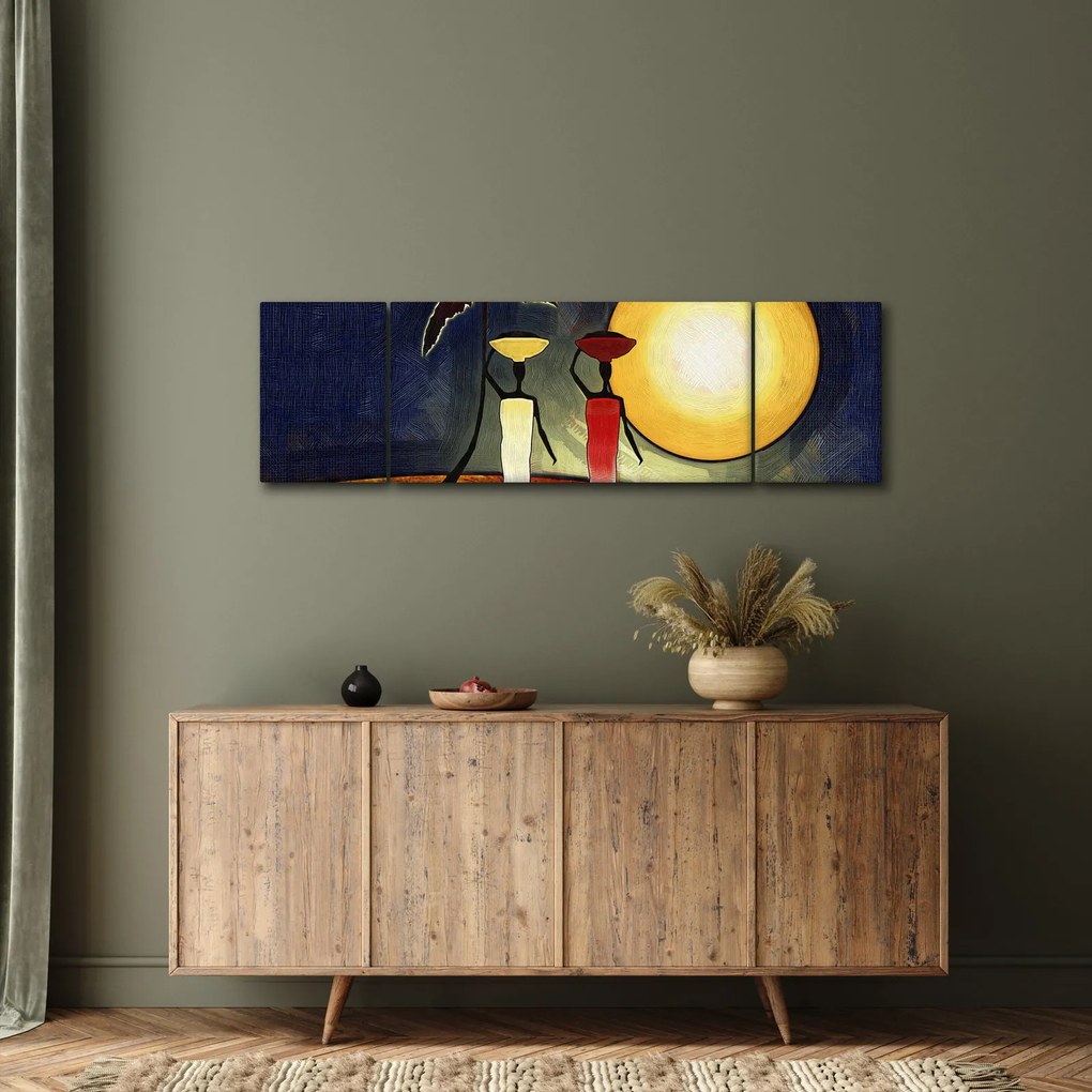 Obraz starożytnego obrazu (170x50 cm)